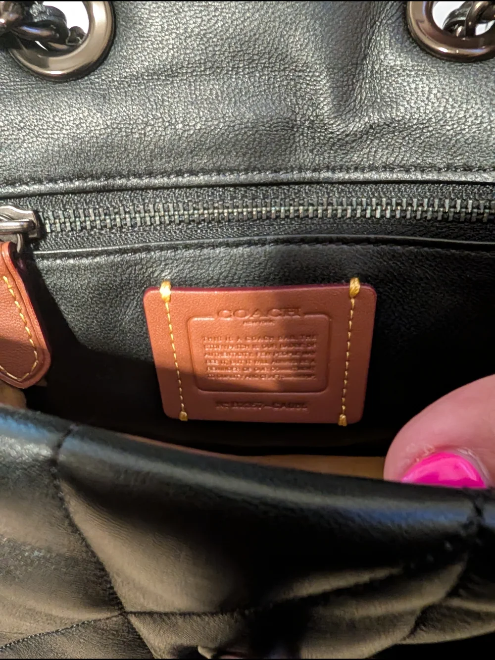 COACH Pillow Madison 18 Black